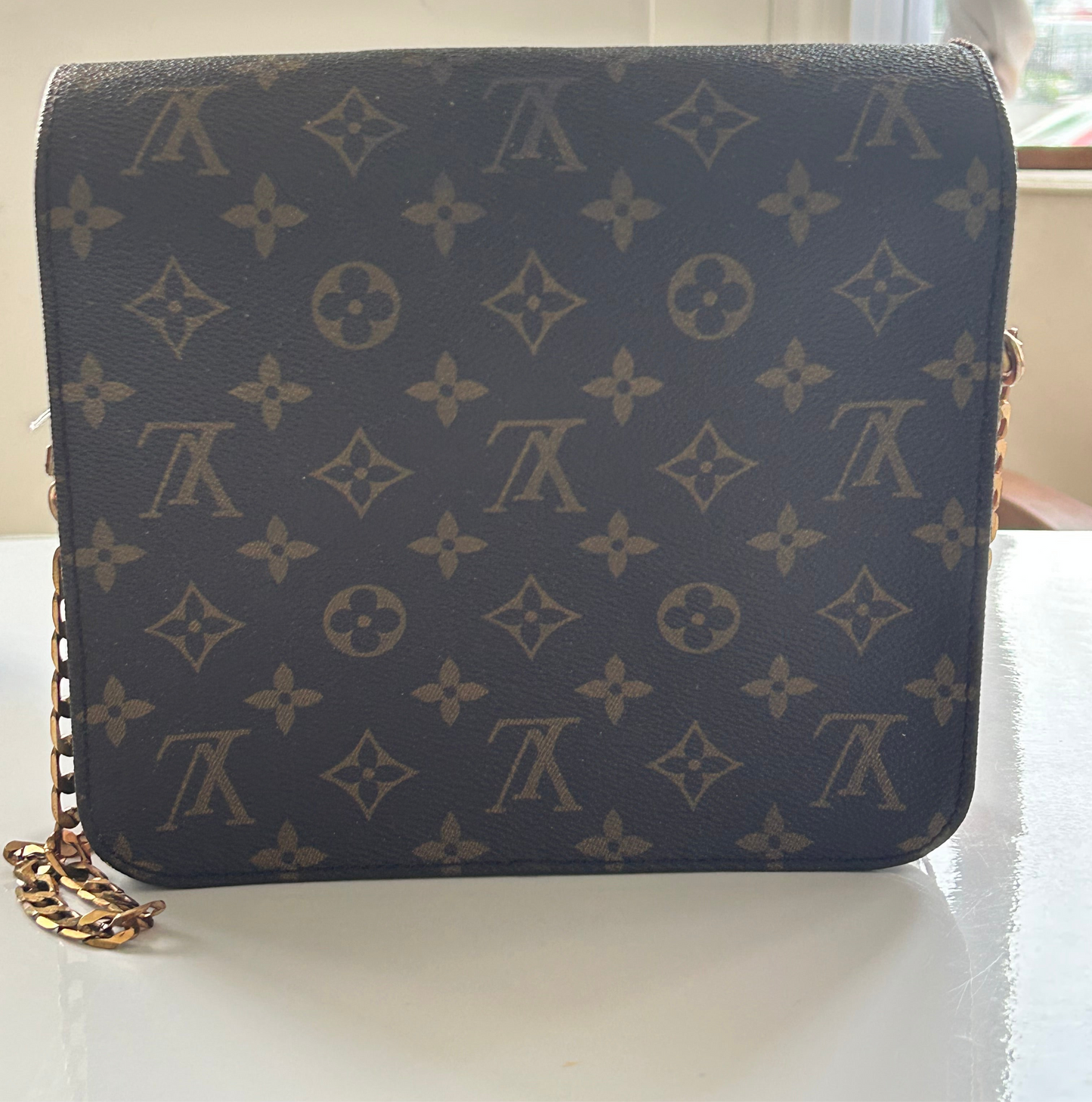 Authentic Louis Vuitton Monogram Cartouchiere MM