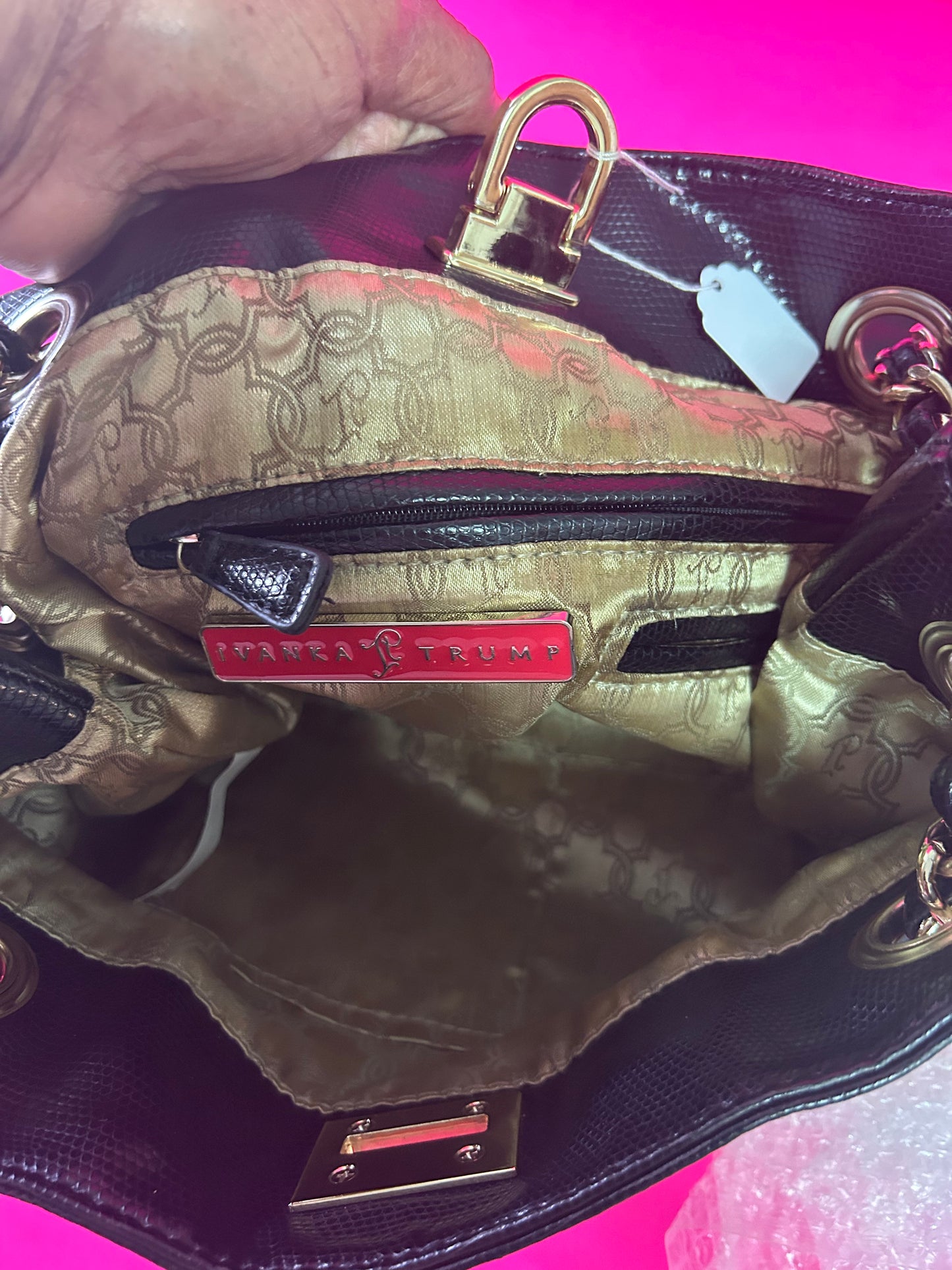 Large Black Ivanka Trump Bag