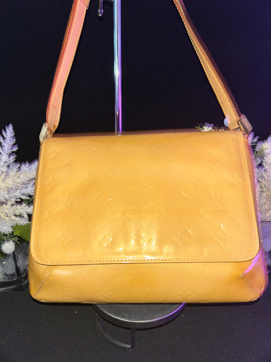 Louis Vuitton Monogram Vernis Thompson Street Beige Bag