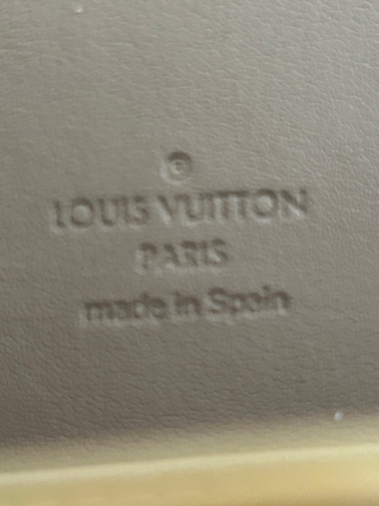 Louis Vuitton Monogram Vernis Thompson Street Beige Bag