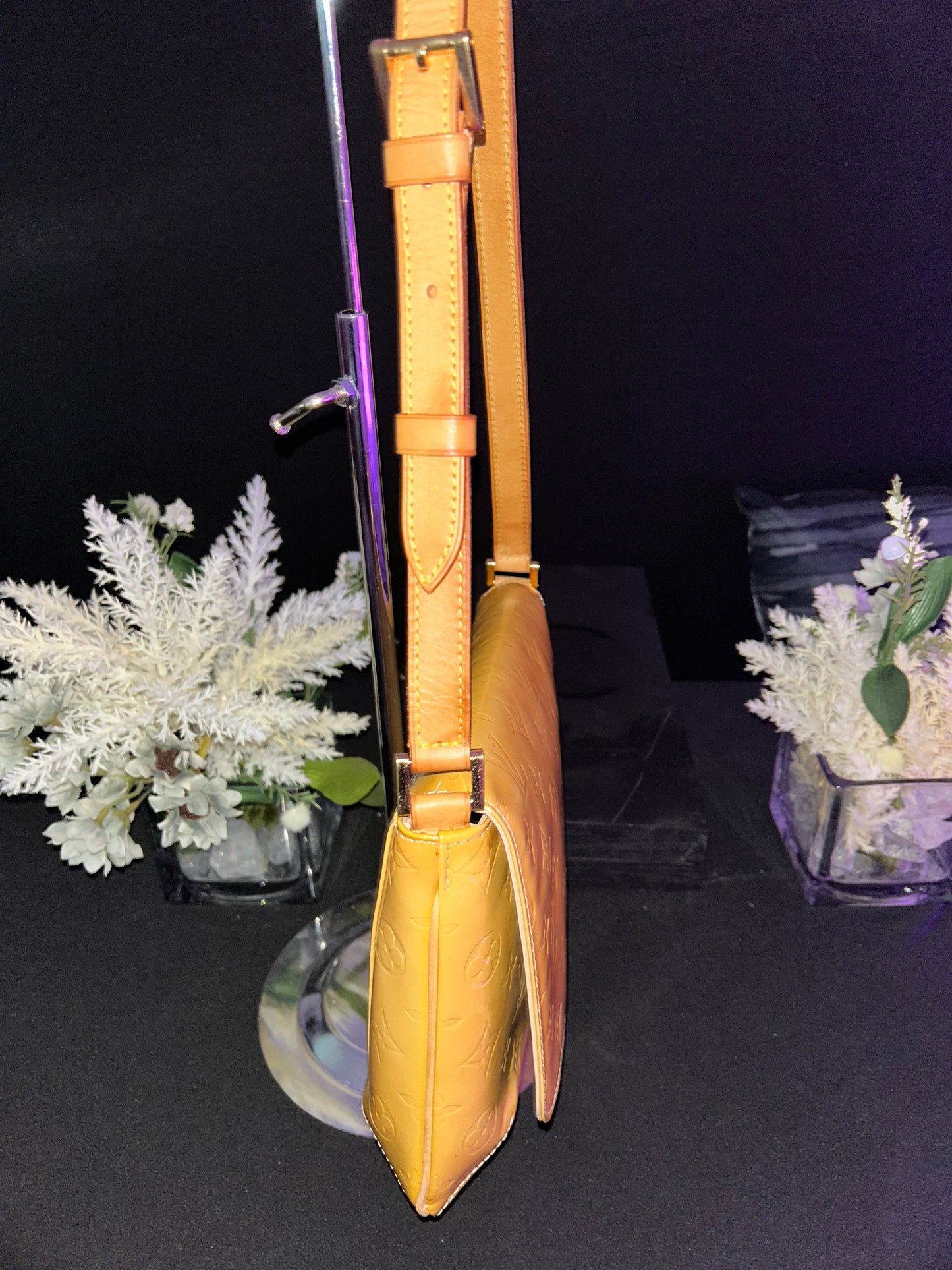 Louis Vuitton Monogram Vernis Thompson Street Beige Bag