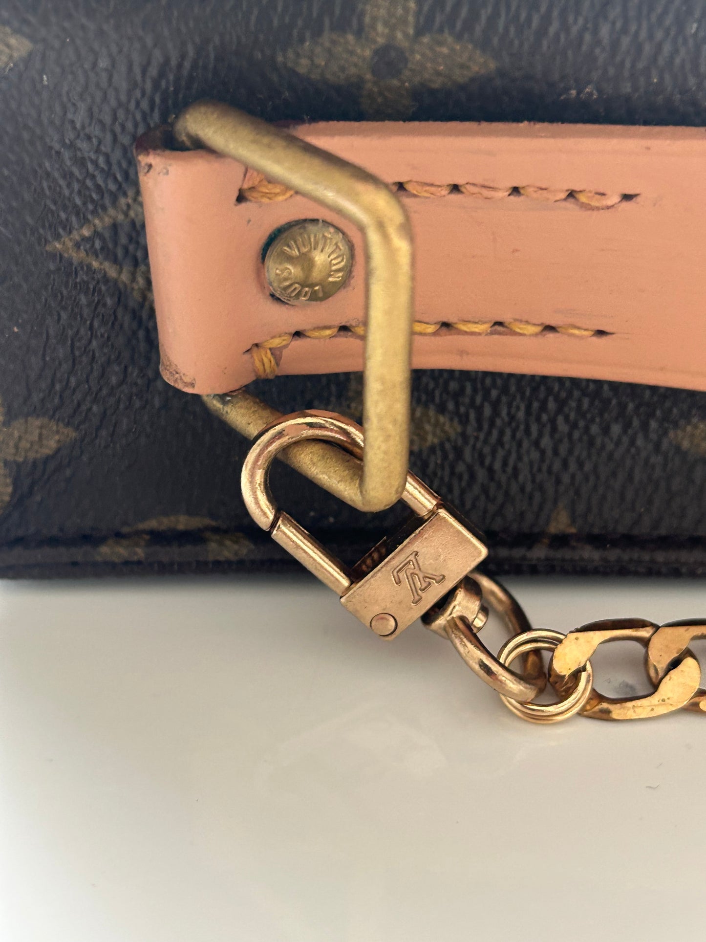 Authentic Louis Vuitton Monogram Cartouchiere MM