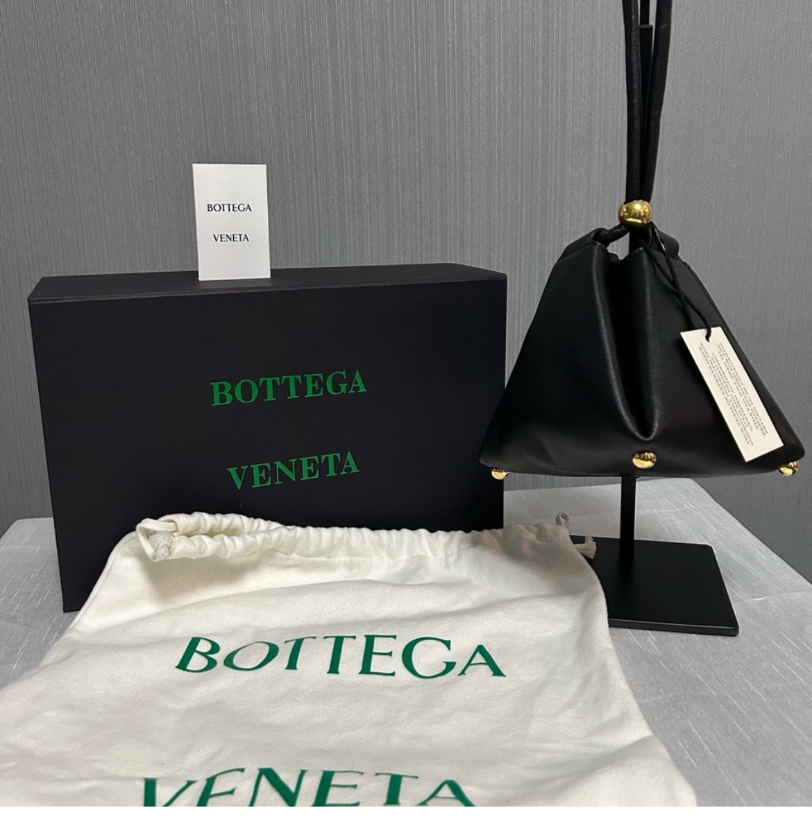 Bottega Veneta Mini Pyramid Pouch