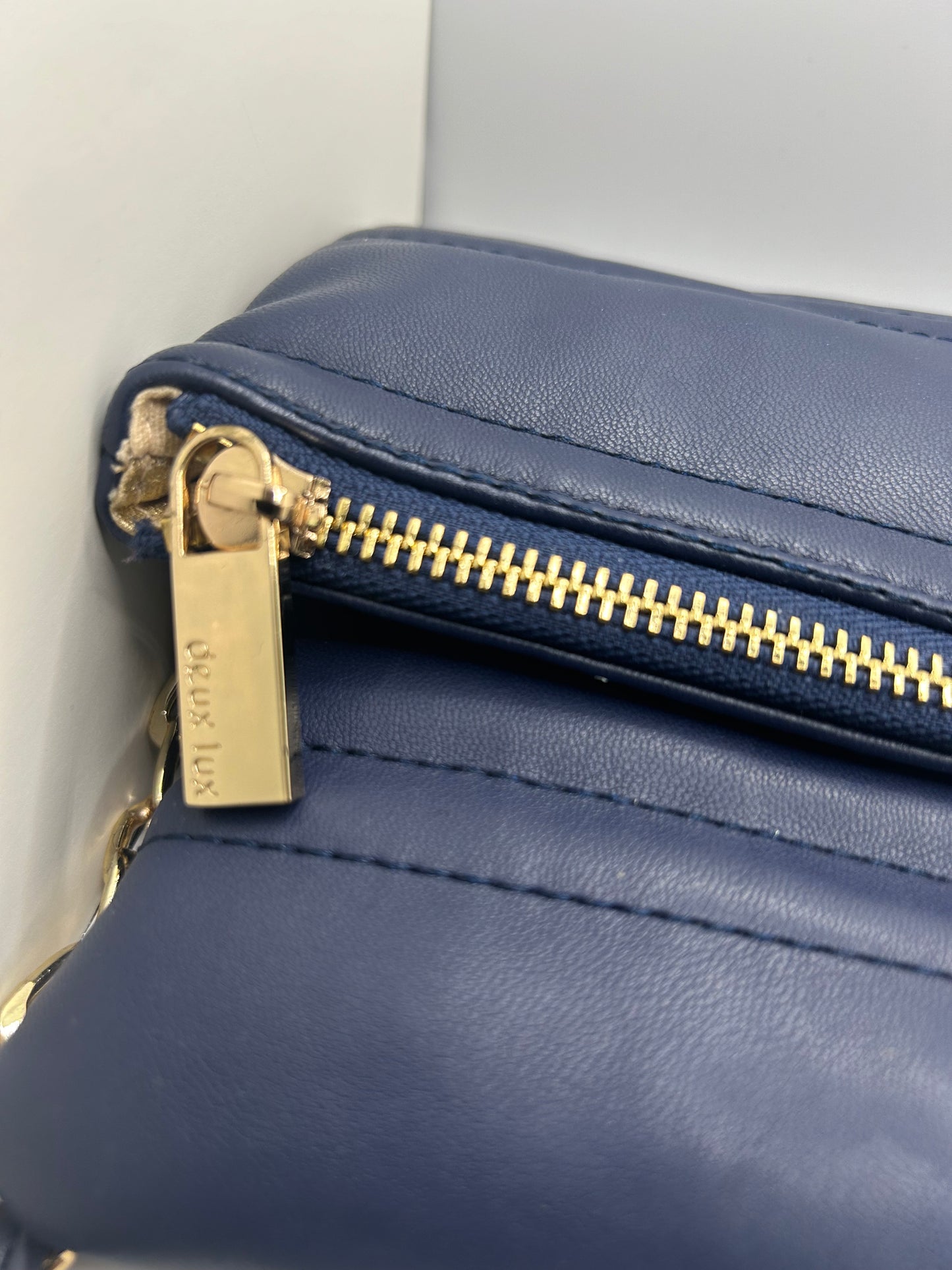 Deux Lux Navy Blue Shoulder Bag