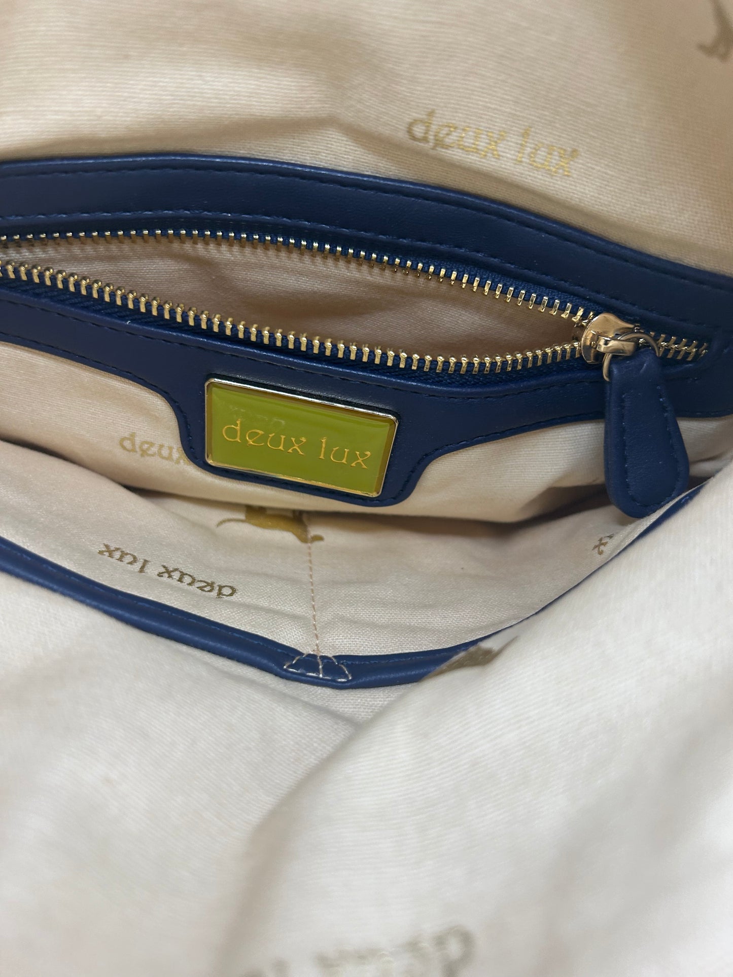 Deux Lux Navy Blue Shoulder Bag