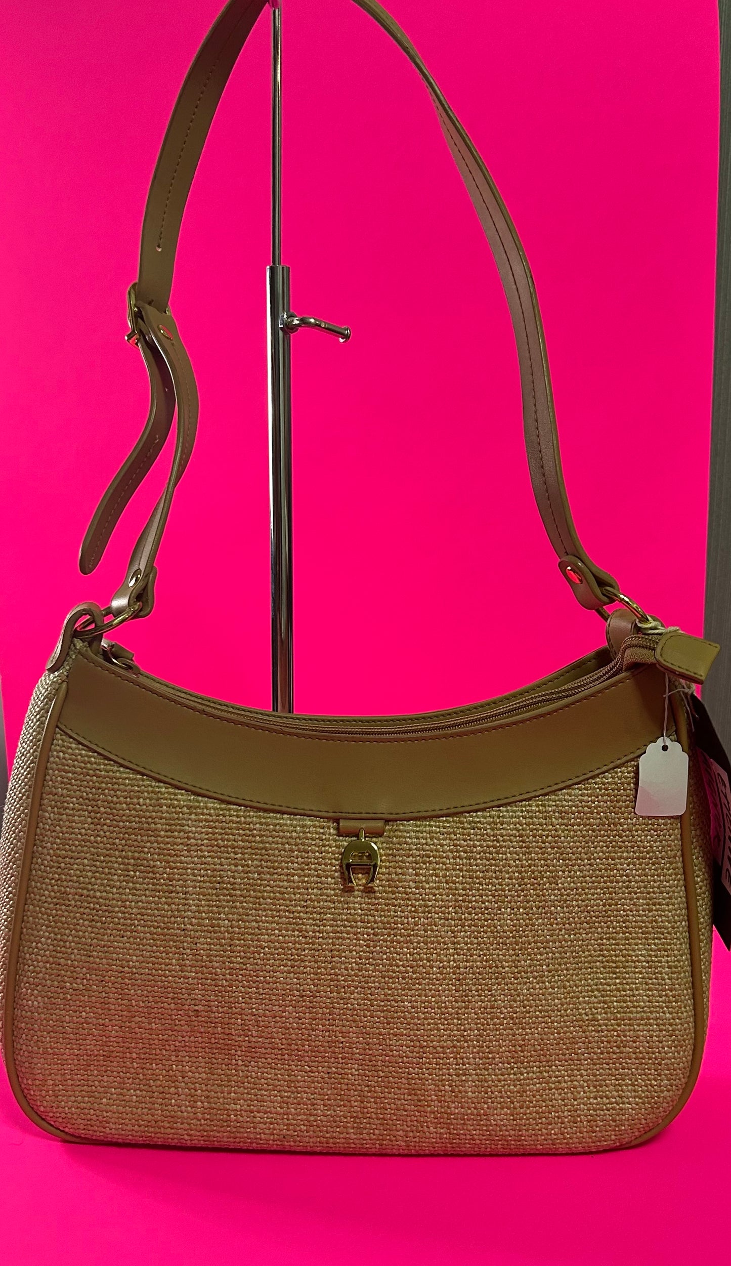 Beige Designer Etienne Aigner Bag